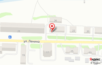 Супермаркет Пятёрочка на улице Ленина на карте