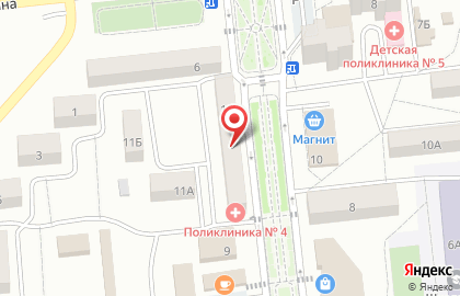 Поликлиника №4 Городищенской ЦРБ на карте