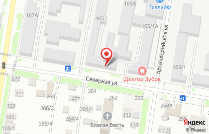 Продовольственный магазин Копейка на Северной улице на карте