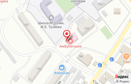 Городская больница №5 в Октябрьском районе на карте