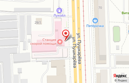 Станция скорой медицинской помощи министерство здравоохранения Ульяновской области в Засвияжском районе на карте
