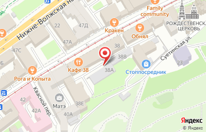 Экспертная компания Нижегородстройдиагностика на Рождественской улице на карте