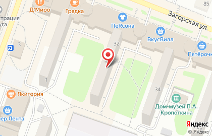 Компания ОКНА РОСТА на Загорской улице на карте