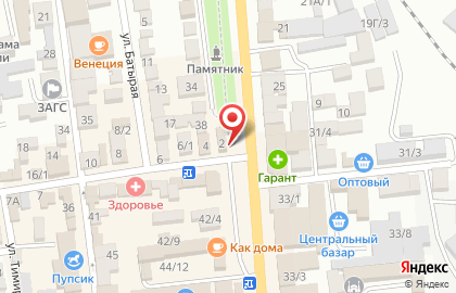 Гастроном Угловой на улице Горького на карте