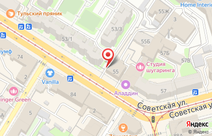 Банк Открытие в Туле на карте