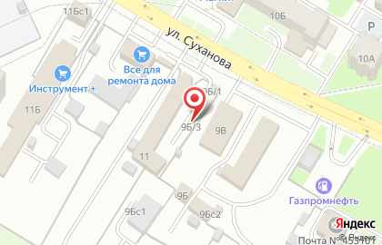 Торгово-производственная компания ЛОТОС на улице Суханова на карте