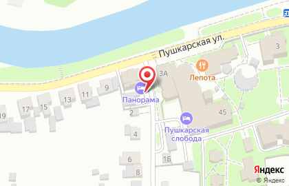 Панорама Кремля на карте