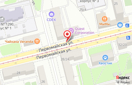 Богатырь на Первомайской улице на карте