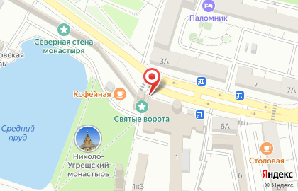 Николо-Угрешский монастырь в Дзержинском на карте