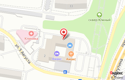 Гостинично-развлекательный комплекс Amaks в Белгороде на карте