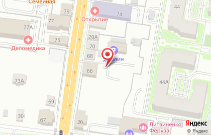 Автостоянка КНК Проект на карте
