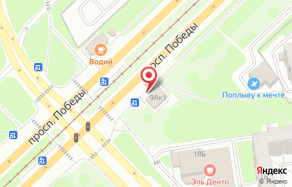 Магазин автотоваров Автомаг-Сточка на проспекте Победы на карте
