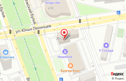 Восточные вечера на улице Юных Ленинцев на карте