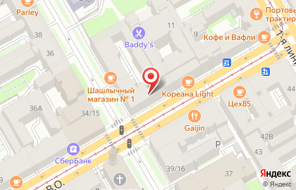 Столовая Долма в Василеостровском районе на карте
