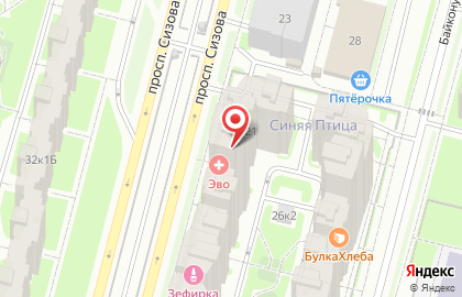 Lounge на проспекте Сизова на карте