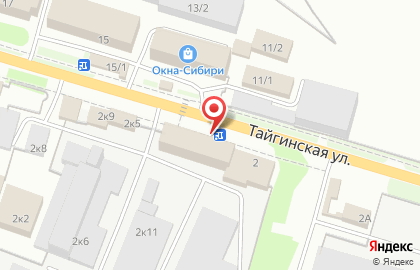 ООО СибСпецМонтаж на Тайгинской улице на карте