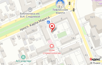 Магазин МКС на улице Орджоникидзе на карте