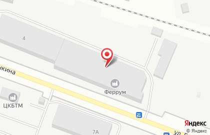 Компания Феррум на улице Бочкина на карте