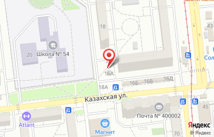 Люси на Казахской улице на карте