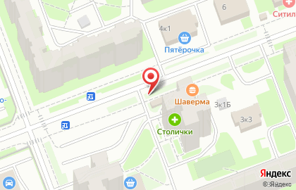 Магазин фруктов и овощей на улице Жени Егоровой на карте