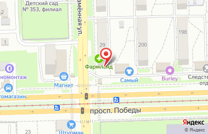 Магазин автозапчастей в Челябинске на карте