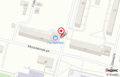Автоматический киоск Вода-воз на Московской улице на карте