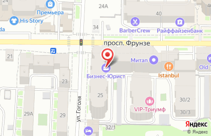 Клиника Диамед на проспекте Фрунзе на карте