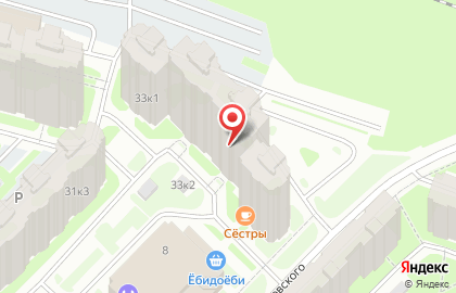 Булошная Жан Руа на улице Ворошилова на карте