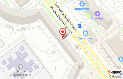 Гипермаркет Магнит в Ульяновске на карте