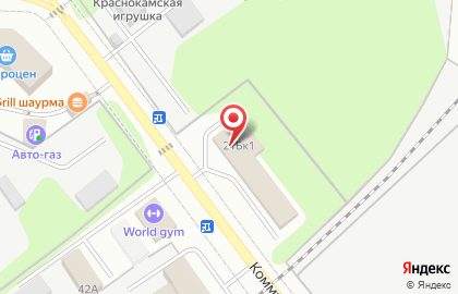 Магазин Планета мебели на Коммунистической улице на карте