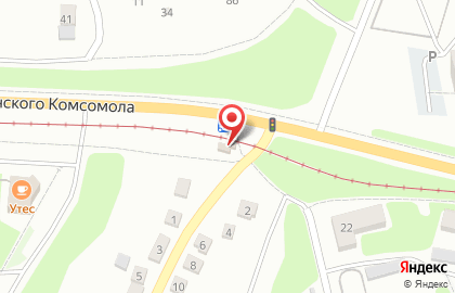 Магазин продуктов на Городской улице на карте