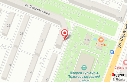 Ремонтная мастерская в Тракторозаводском районе на карте