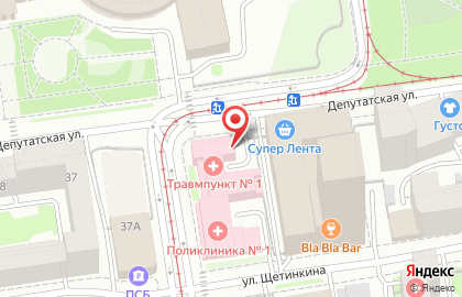 Наркологическая клиника "Приоритет" на Серебренниковской улице на карте