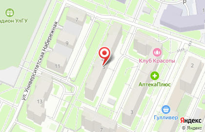 Детский развивающий клуб Везунчик на карте