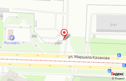 Шиномонтажная мастерская ПокрышкинЪ на улице Маршала Казакова, 25 на карте