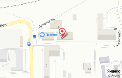Дворец культуры Октябрь на улице Чайковского на карте
