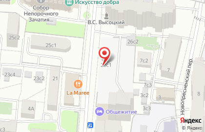 Терминал ТКБ на Малой Грузинской улице на карте