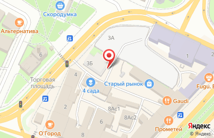 Приосколье на Торговой площади на карте