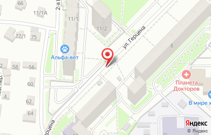 Главное бюро Медико-Социальной Экспертизы по Новосибирской области на улице Герцена на карте