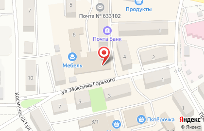 Супермаркет Мария-Ра на улице М.Горького на карте