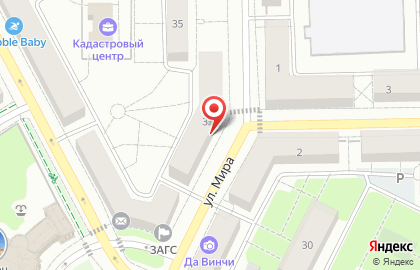 Центр трудовых и социальных прав на улице Мира на карте