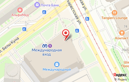 Туристическое агентство Anex Tour в Фрунзенском районе на карте