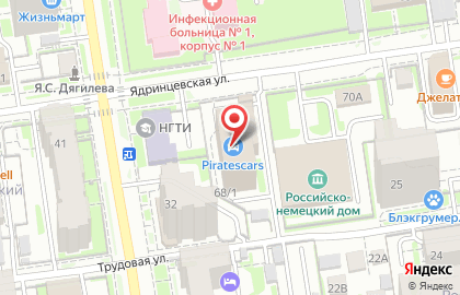 Школа культуры, Новосибирского областного Российско-Немецкого Дома на карте
