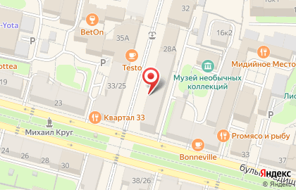 Магазин книг и канцелярских товаров Мир книг на Трёхсвятской улице на карте