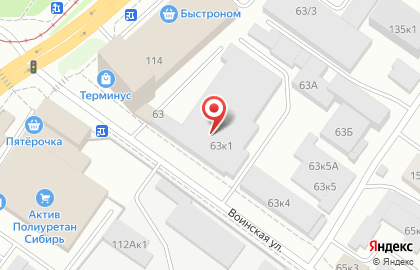 Типография Красный цвет в Октябрьском районе на карте