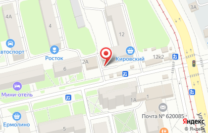 Ломбард Драгоценности Урала в Чкаловском районе на карте