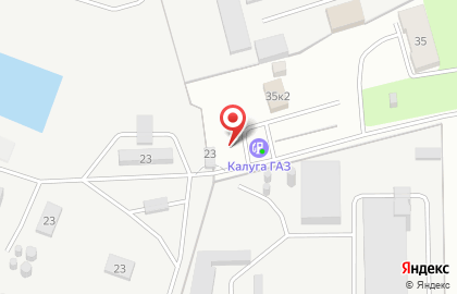Автосервис Калуга-Газ в Октябрьском районе на карте