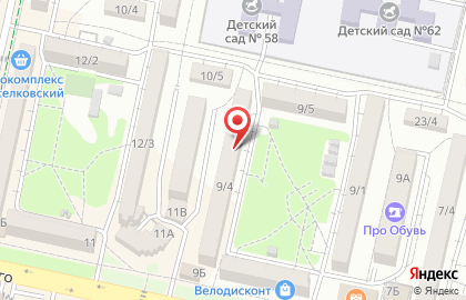 Рекламный щит 3х6м. на улице Тухачевского на карте