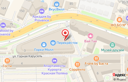 Сеть супермаркетов Перекрёсток на Эстонской улице на карте