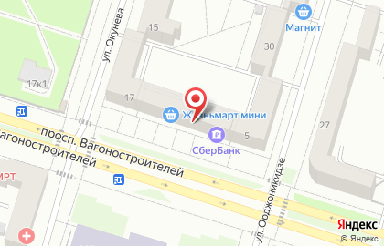 СберБанк в Екатеринбурге на карте